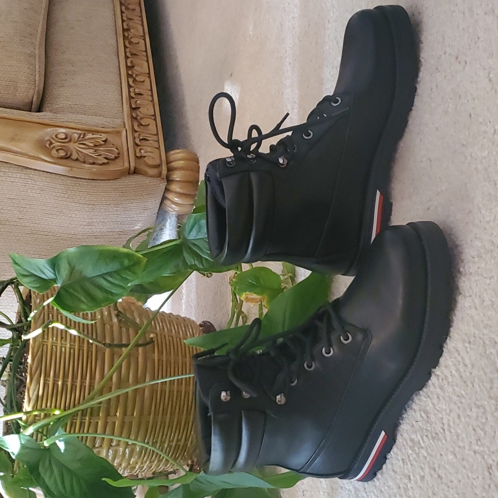 Tommy Hilfiger Combat Style Boots
